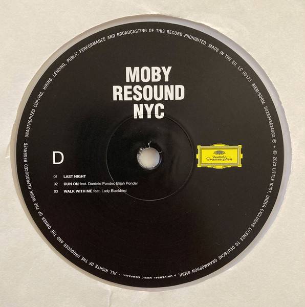 Moby – Resound NYC (2LP clear)